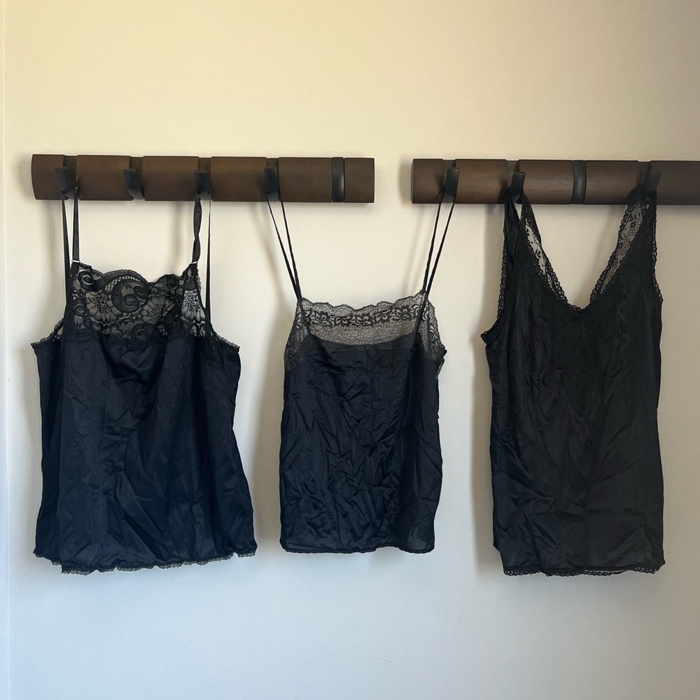 Vintage Black Camisole Set